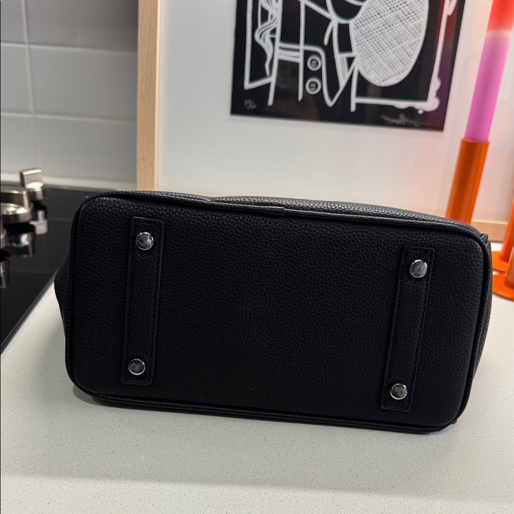 Black Birkin 25 Style Bag - Customized - Not Hermes - Picture 6 of 9